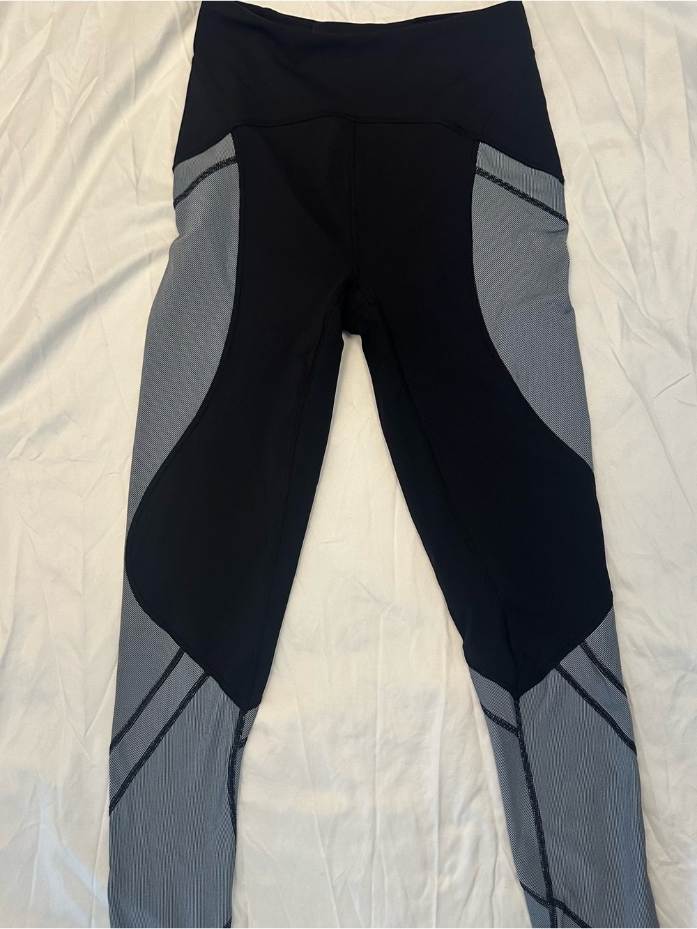 FP Movement by Free People Black and Gray Colorblock Leggings XS